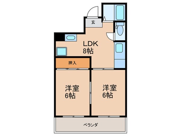 SAM　SQUARE四条大宮の物件間取画像